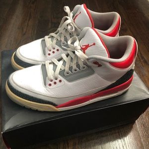 Jordan Retro 3 - Fire Red
